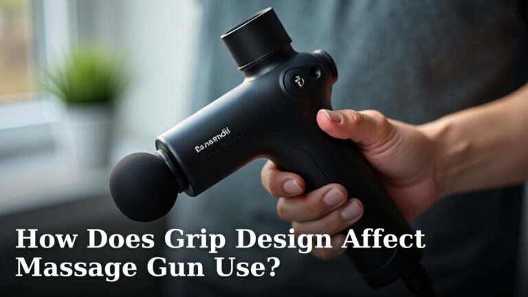 How Does Grip Design Affect Massage Gun Use?