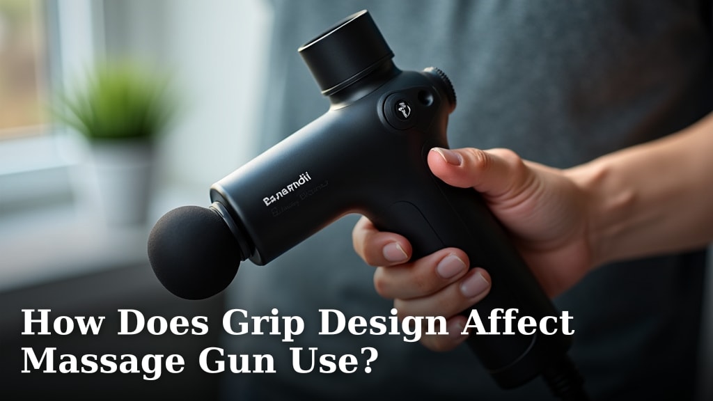How Does Grip Design Affect Massage Gun Use?