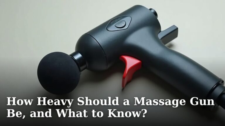 How Heavy Should a Massage Gun Be, and What to Know?