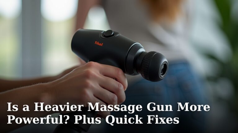 Is a Heavier Massage Gun More Powerful? Plus Quick Fixes