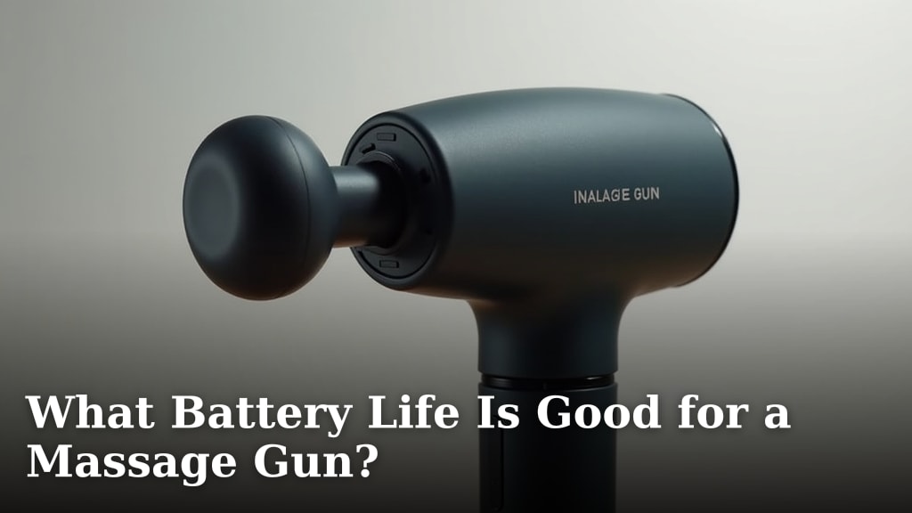 What Battery Life Is Good for a Massage Gun?