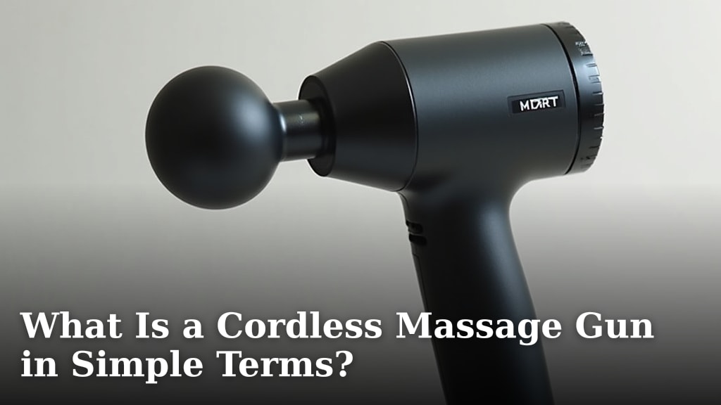 What Is a Cordless Massage Gun in Simple Terms?