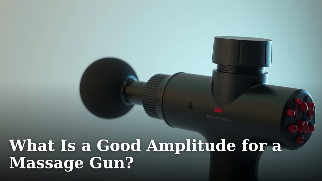 What Is a Good Amplitude for a Massage Gun?