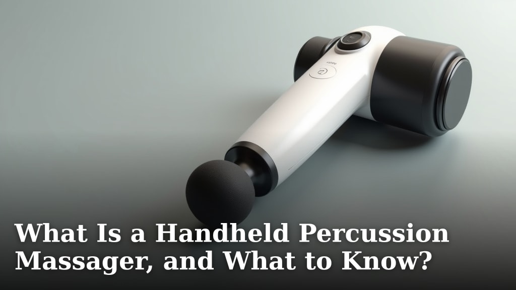 What Is a Handheld Percussion Massager, and What to Know?