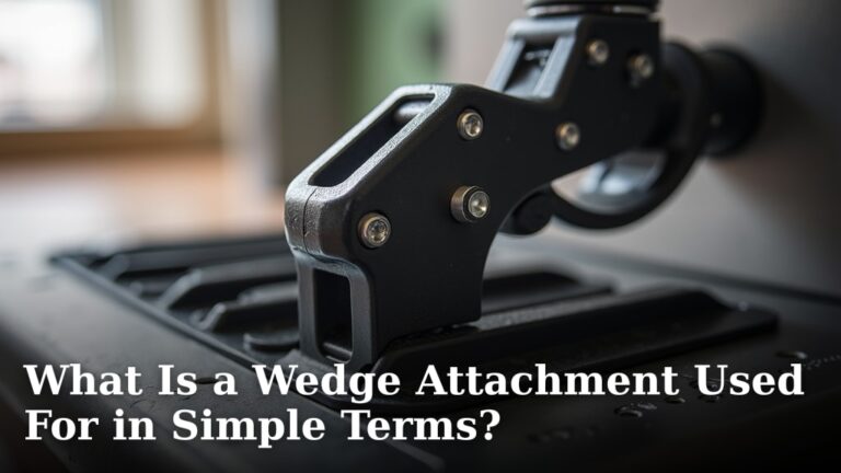 What Is a Wedge Attachment Used For in Simple Terms?