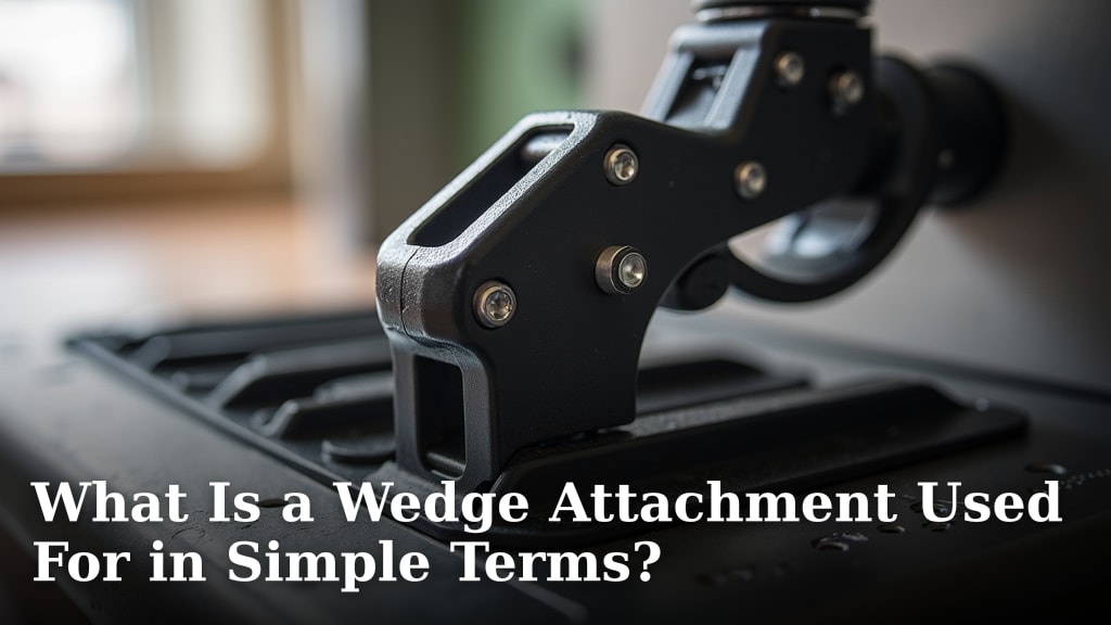 What Is a Wedge Attachment Used For in Simple Terms?