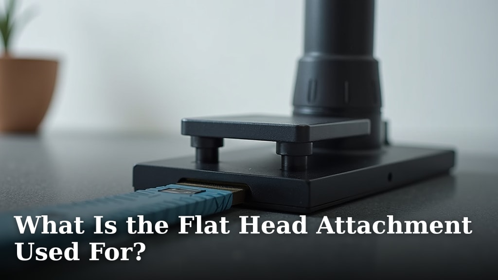 What Is the Flat Head Attachment Used For?