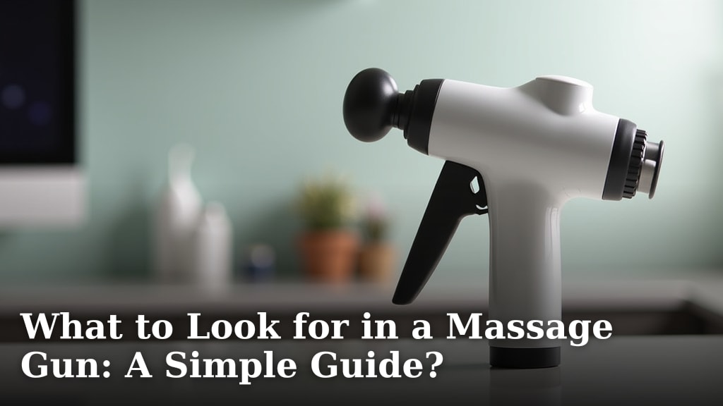 What to Look for in a Massage Gun: A Simple Guide?